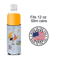 Load image into Gallery viewer, Expecting Stork bringing Baby  Slim Can Hugger – Fun &amp; Functional Drink Coolers APH1017MUK