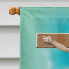 Load image into Gallery viewer, Jesus on the Cross Crucifixion Flag Canvas House Size APH1307CHF