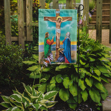 Load image into Gallery viewer, Jesus on the Cross Crucifixion Garden Flag - Outdoor Decorative Yard Flag APH1307GF