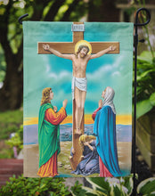 Load image into Gallery viewer, Jesus on the Cross Crucifixion Garden Flag - Outdoor Decorative Yard Flag APH1307GF