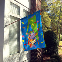 Load image into Gallery viewer, Happy 4th Birthday Age 4 Flag Canvas House Size APH2162CHF