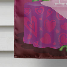 Load image into Gallery viewer, Frog Valentine's Day Date Flag Canvas House Size APH2477CHF