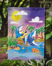Load image into Gallery viewer, Dolphin's Playing Music Garden Flag - Outdoor Decorative Yard Flag