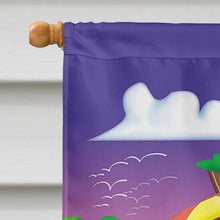 Load image into Gallery viewer, Dolphin Sunning on the Beach Flag Canvas House Size APH2488CHF