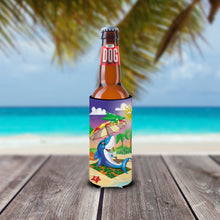 Load image into Gallery viewer, Dolphin Sunning on the Beach  Slim Can Hugger – Fun &amp; Functional Drink Coolers APH2488MUK