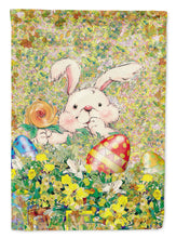 Load image into Gallery viewer, Easter Bunny and Eggs Flag Canvas House Size APH2954CHF