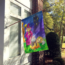 Load image into Gallery viewer, Witch and her Castle Flag Canvas House Size APH2989CHF