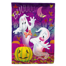 Load image into Gallery viewer, Buuu Ghosts Halloween Flag Canvas House Size APH3798CHF