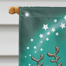 Load image into Gallery viewer, Santa Claus Christmas with the penguins Flag Canvas House Size APH3872CHF