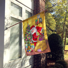 Load image into Gallery viewer, Christmas Santa and His Toys Flag Canvas House Size APH3923CHF
