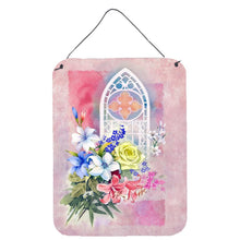 Load image into Gallery viewer, Church Window and Flowers Wall or Door Hanging Prints APH3934DS1216