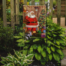Load image into Gallery viewer, Christmas Santa by the Tree Garden Flag – Decorative Outdoor Yard Flag APH4691GF