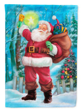 Load image into Gallery viewer, Christmas Santa Rining the Bell Garden Flag – Decorative Outdoor Yard Flag APH5001GF