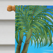 Load image into Gallery viewer, Beach Christmas Santa Claus Swimming Flag Canvas House Size APH5150CHF