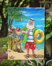 Load image into Gallery viewer, Beach Christmas Santa Claus Swimming Garden Flag – Decorative Outdoor Yard Flag APH5150GF