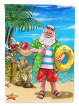 Load image into Gallery viewer, Beach Christmas Santa Claus Swimming Garden Flag – Decorative Outdoor Yard Flag APH5150GF