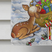 Load image into Gallery viewer, Christmas Santa Claus handing out presents Flag Canvas House Size APH5444CHF