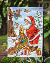 Load image into Gallery viewer, Christmas Santa Claus handing out presents Garden Flag – Decorative Outdoor Yard Flag APH5444GF