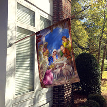 Load image into Gallery viewer, The Wise Men at the Nativity Christmas Flag Canvas House Size APH5603CHF
