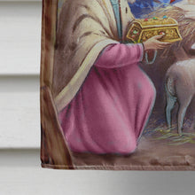 Load image into Gallery viewer, The Wise Men at the Nativity Christmas Flag Canvas House Size APH5603CHF