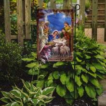 Load image into Gallery viewer, The Wise Men at the Nativity Christmas Garden Flag – Decorative Outdoor Yard Flag APH5603GF