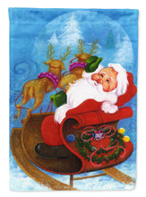 Load image into Gallery viewer, Christmas Santa Claus Good Night Garden Flag – Decorative Outdoor Yard Flag APH5775GF