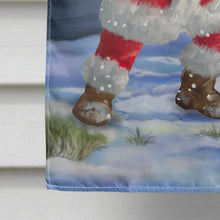 Load image into Gallery viewer, Christmas Santa Claus and Snowman Flag Canvas House Size APH6200CHF