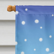 Load image into Gallery viewer, Christmas Santa Claus Ice Skating Flag Canvas House Size APH6386CHF