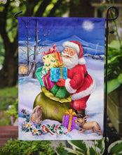Load image into Gallery viewer, Christmas Santa Claus with Rabbits Garden Flag – Decorative Outdoor Yard Flag APH6556GF