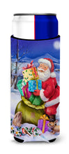 Load image into Gallery viewer, Christmas Santa Claus with Rabbits Slim Can Hugger – Fun &amp; Functional Drink Coolers APH6556MUK