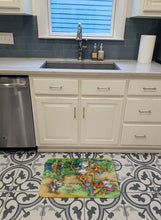 Load image into Gallery viewer, Animals at A Picnic Machine Washable Memory Foam Mat APH6821RUG
