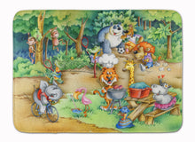 Load image into Gallery viewer, Animals at A Picnic Machine Washable Memory Foam Mat APH6821RUG