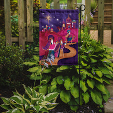 Load image into Gallery viewer, Christmas Wise Men in Purple Garden Flag – Decorative Outdoor Yard Flag APH7081GF