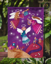 Load image into Gallery viewer, Christmas Angels in Purple Garden Flag – Decorative Outdoor Yard Flag APH7082GF