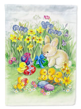 Load image into Gallery viewer, Easter Chicks and Bunny Garden Flag - Outdoor Decorative Yard Flag APH7091GF