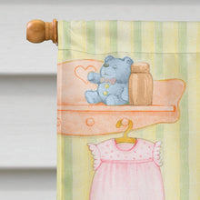 Load image into Gallery viewer, New Baby in Crib Flag Canvas House Size APH7093CHF