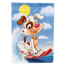 Load image into Gallery viewer, Dog Water Skiing Flag Canvas House Size