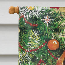 Load image into Gallery viewer, Christmas Puppy and Kitten Flag Canvas House Size APH7551CHF