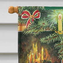 Load image into Gallery viewer, Christmas Puppy Flag Canvas House Size APH7552CHF