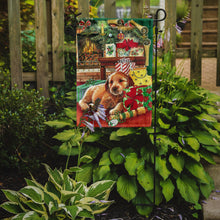 Load image into Gallery viewer, Christmas Puppy Garden Flag – Decorative Outdoor Yard Flag APH7552GF