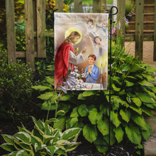 Load image into Gallery viewer, First Communion Boy Garden Flag - Outdoor Decorative Yard Flag APH7584GF