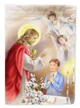 Load image into Gallery viewer, First Communion Boy Garden Flag - Outdoor Decorative Yard Flag APH7584GF