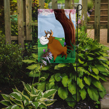 Load image into Gallery viewer, Bull under the Tree Garden Flag - Outdoor Decorative Yard Flag APH7628GF