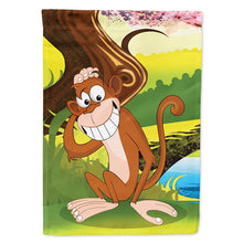 Load image into Gallery viewer, Monkey under the Tree Flag Canvas House Size APH7629CHF