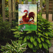 Load image into Gallery viewer, Rooster Chicken on the Run Garden Flag - Outdoor Decorative Yard Flag APH7630GF