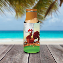 Load image into Gallery viewer, Rooster Chicken on the Run  Slim Can Hugger – Fun &amp; Functional Drink Coolers APH7630MUK