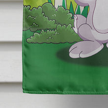 Load image into Gallery viewer, Bunny Rabbit in Mushrooms Flag Canvas House Size APH7632CHF