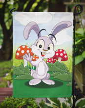 Load image into Gallery viewer, Bunny Rabbit in Mushrooms Garden Flag - Outdoor Decorative Yard Flag