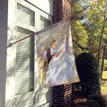 Load image into Gallery viewer, Wedding Couple Kiss Flag Canvas House Size APH8292CHF