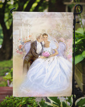 Load image into Gallery viewer, Wedding Couple Kiss Garden Flag - Outdoor Decorative Yard Flag